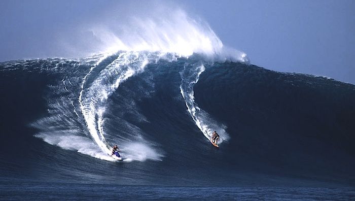 Tow in surf extremo