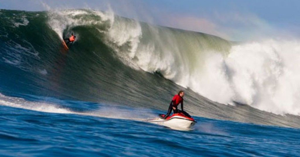 Tow in surf extremo 